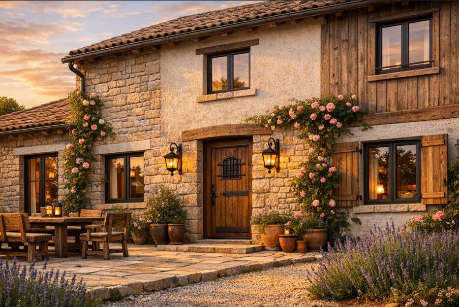 Adapter le style rustique à un bel éclairage