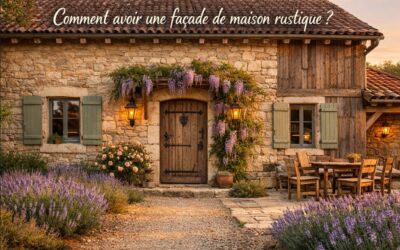 Comment avoir une façade de maison rustique?
