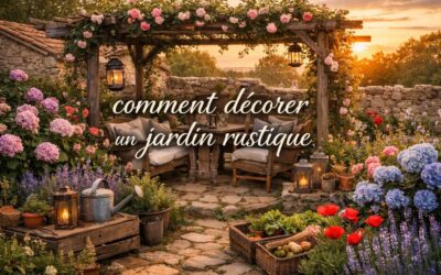 Comment décorer un jardin rustique?