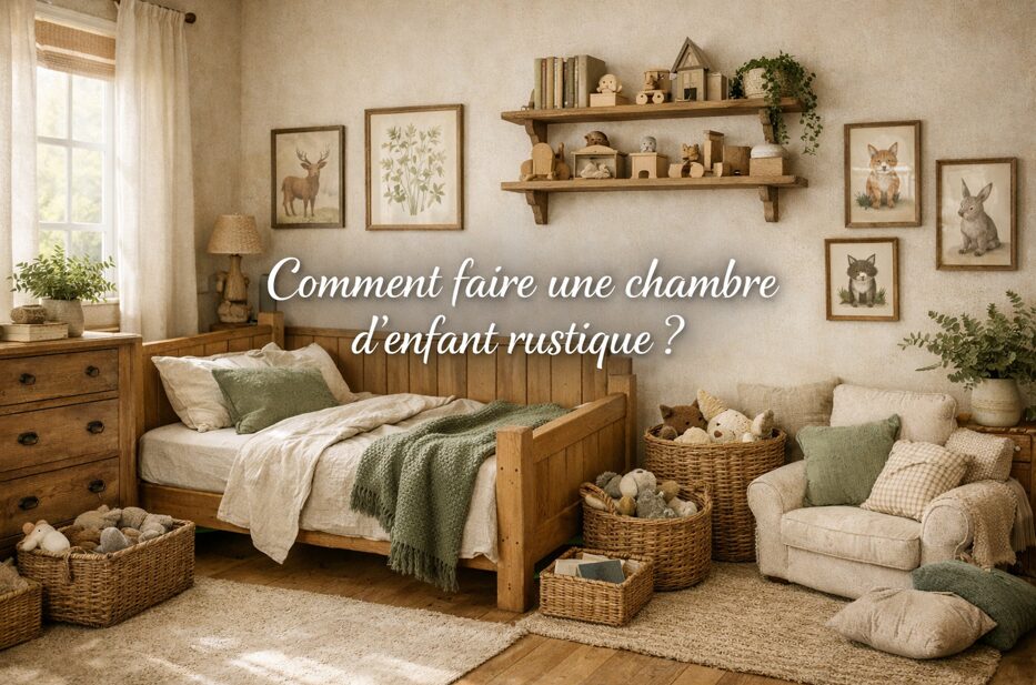 Comment faire une chambre d'enfant rustique
