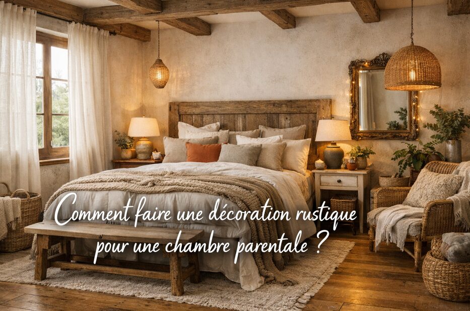 Comment faire une décoration rustique pour une chambre parentale