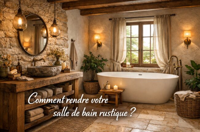 Comment rendre votre salle de bain rustique