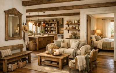 Comment intégrer la décoration rustique campagne dans chaque pièce de la maison ?
