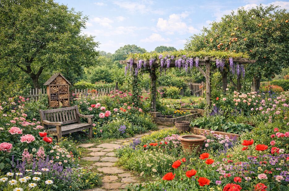 Mettre en valeur la végétation pour un jardin vivant et poétique