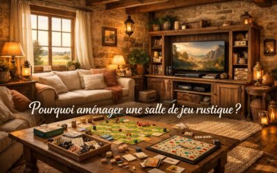 Pourquoi aménager une salle de jeu rustique?