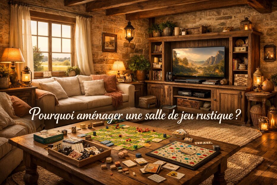 Pourquoi aménager une salle de jeu rustique Pourquoi aménager une salle de jeu rustique