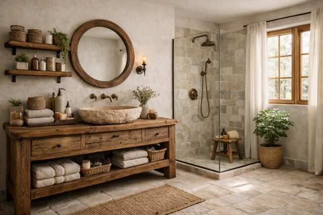 
choisir les bons matériaux pour une ambiance rustique authentique