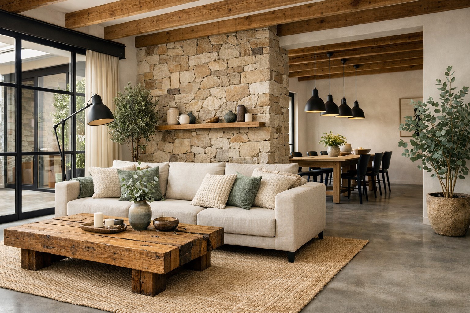 décoration rustique moderne